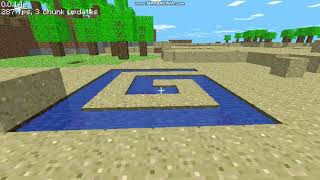Minecraft water flow test (Stereo Quad Version)