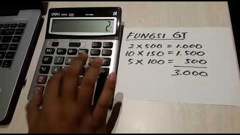 Fungsi tombol GT pada kalkulator