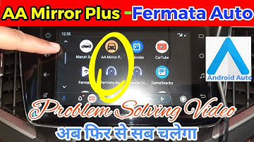 AA Mirror Plus not working on android 11 | Fermata Auto | how to play AA mirror plus on android auto