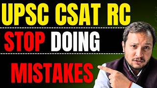 “Biggest Mistakes in CSAT Reading Comprehension ❌ | UPSC Prelims 2026”