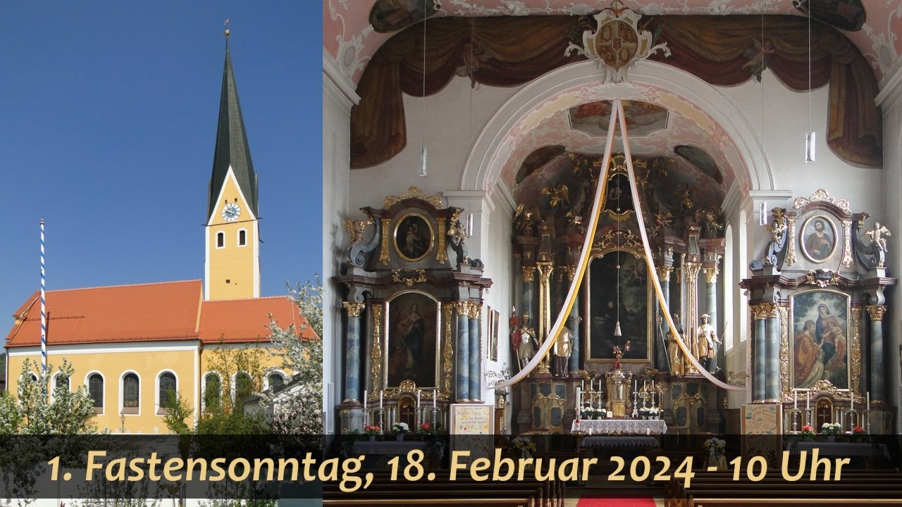 1. Fastensonntag, 18. Februar 2024 - 10 Uhr - YouTube
