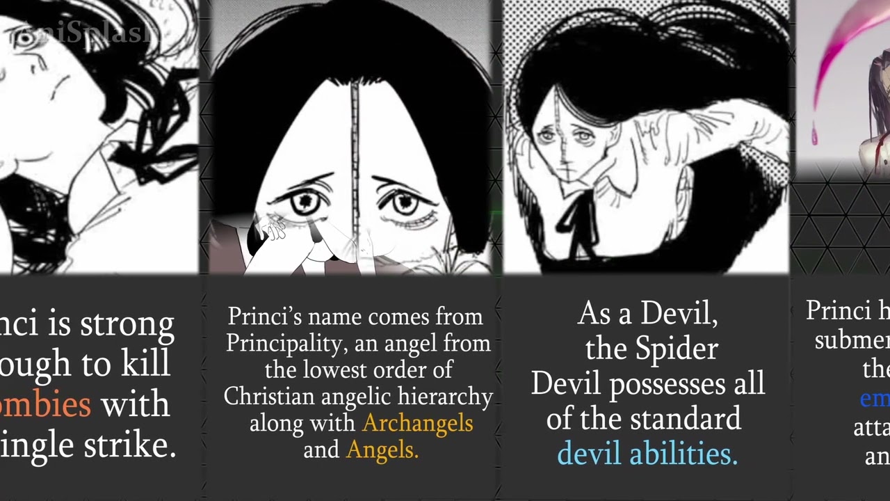 ALL POWERS OF SPIDER DEVIL FROM CHAINSAW MAN ~ INTERESTING FACTS ABOUT PRINCI FROM CHAINSAW MAN