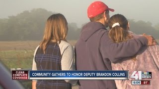 Community gathers to honor Deputy Brandon Collins