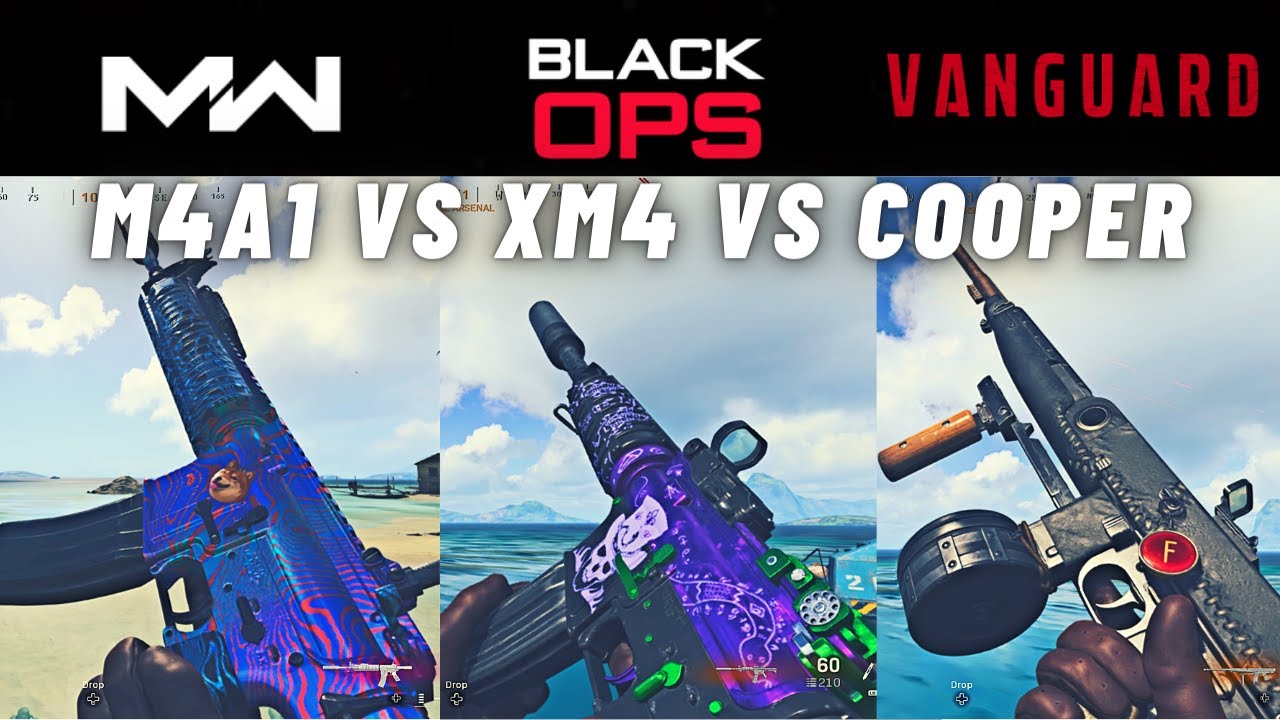 The Most Versatile AR's on Rebirth Island | MW M4A1 vs CW XM4 vs Vanguard Cooper Carbine