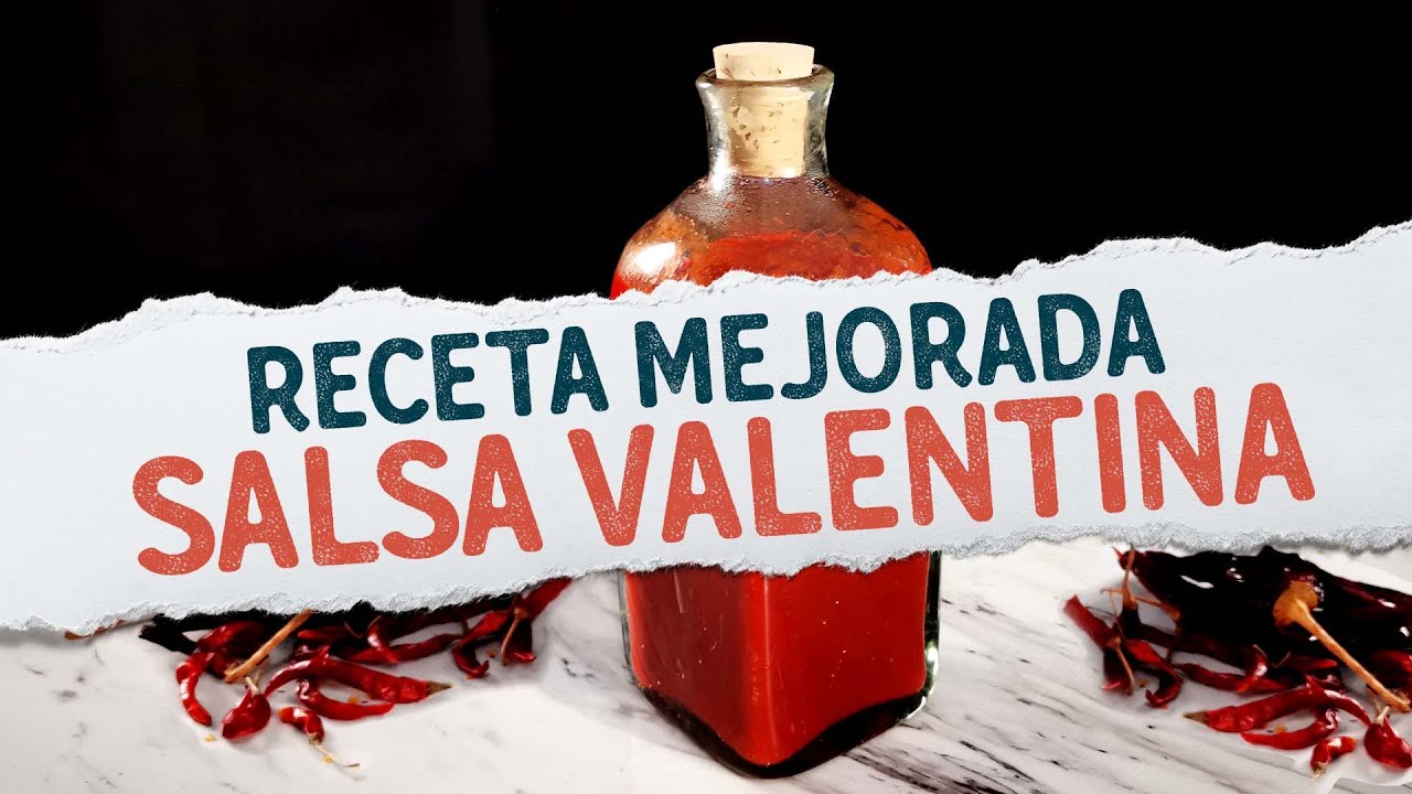 🌶🔥 RECETA de Salsa Valentina 100 Casera YouTube