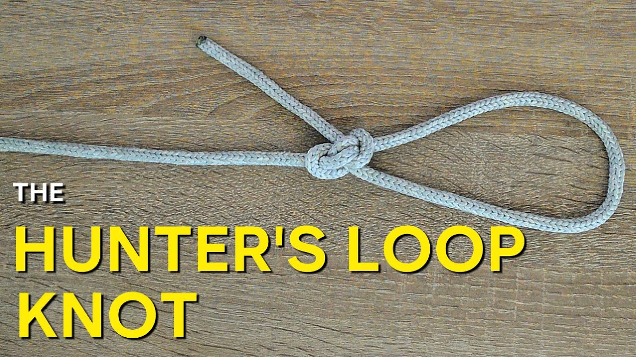 How to tie a Hunter's loop knot.