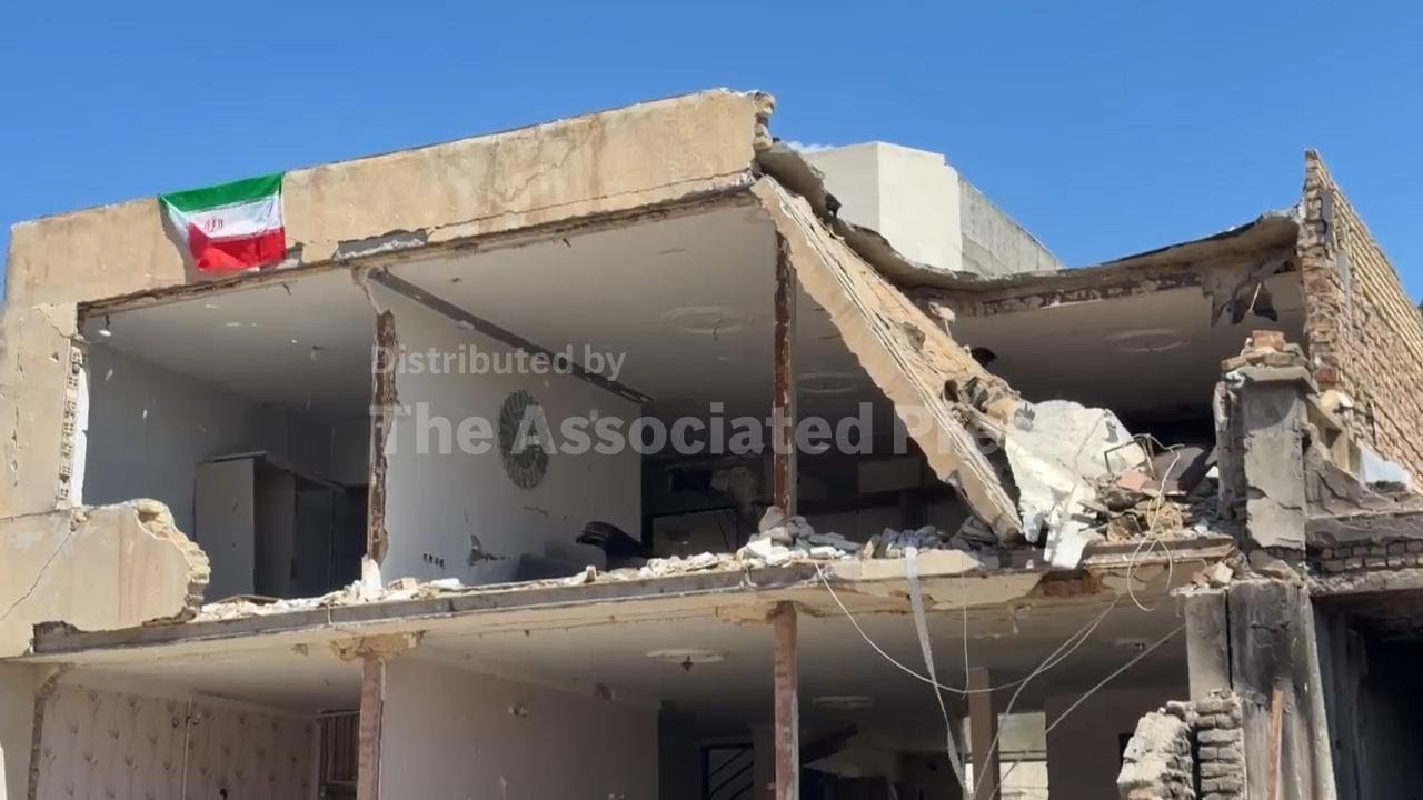 Fardis Destruction in Fardis following attack in March - YouTube