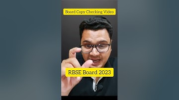 😱😱 RBSE Board 2023 Copy Checking Video | RBSE Board Exam | By Sunil Adhikari #shorts #shortsfeed