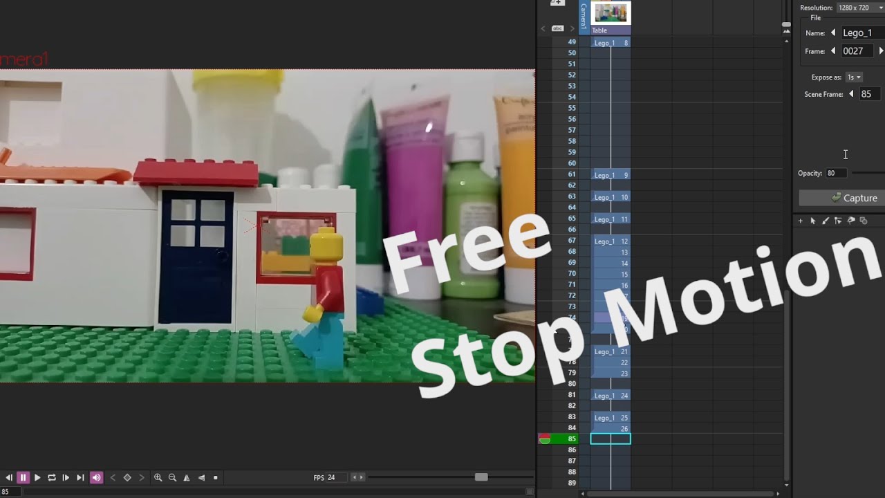 Making Stop-Motion, with Tahoma2D (Free Alternative to Dragonframe)