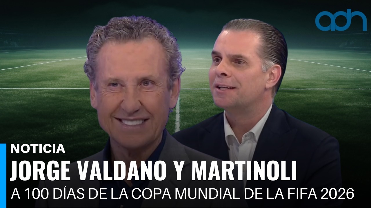 Jorge Valdano y Martinoli a 100 días de la Copa Mundial de la FIFA 2026 en @AztecaDeportes 