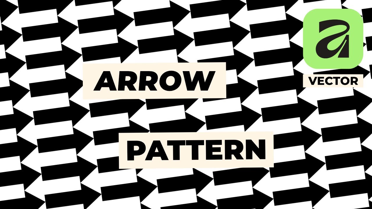 How to Create an Arrow Pattern in Affinity Vector Studio - YouTube