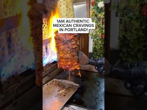 Video thumbnail: 🌮 1 AM Cravings? This Portland Taqueria Has You Covered!🌙🔥| La Taqueria Mexa