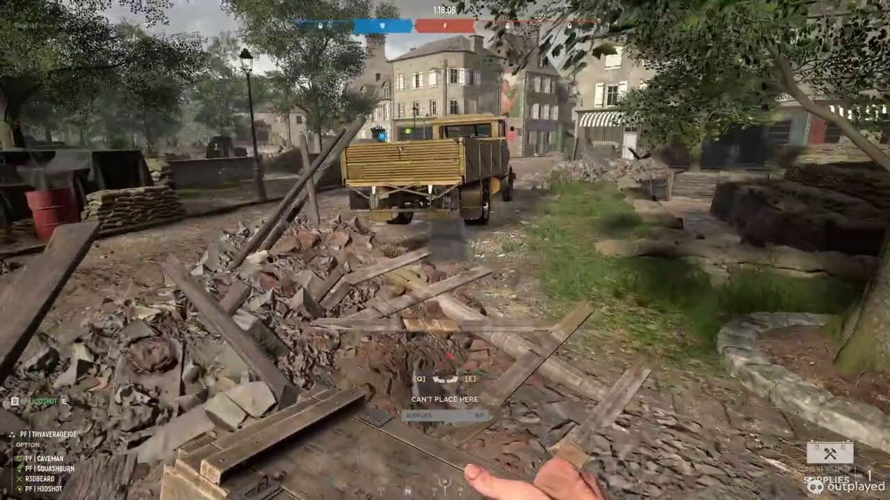 HCA semi-finals PF vs The Circle - Carentan - Train Station - Allies