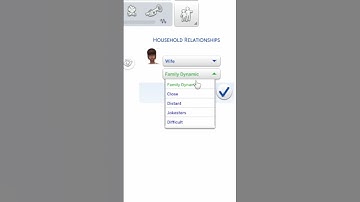 how to edit relationship type and dynamic in CAS  #sims4