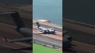 Massive Cargo Plane on Scenic Runway #shorts