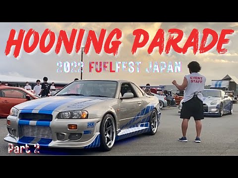 Hooning Parade At The First FuelFest Japan Pt 2 