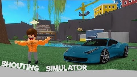 Shouting Simulator and codes