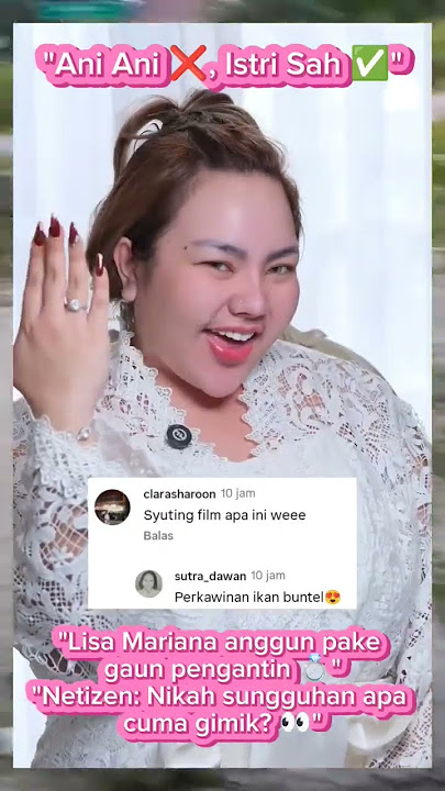 'Lisa Mariana Tampil Bak Pengantin‼️ Nikah Beneran Atau Settingan?🤔'#LisaMariana #ArtisViral #viral