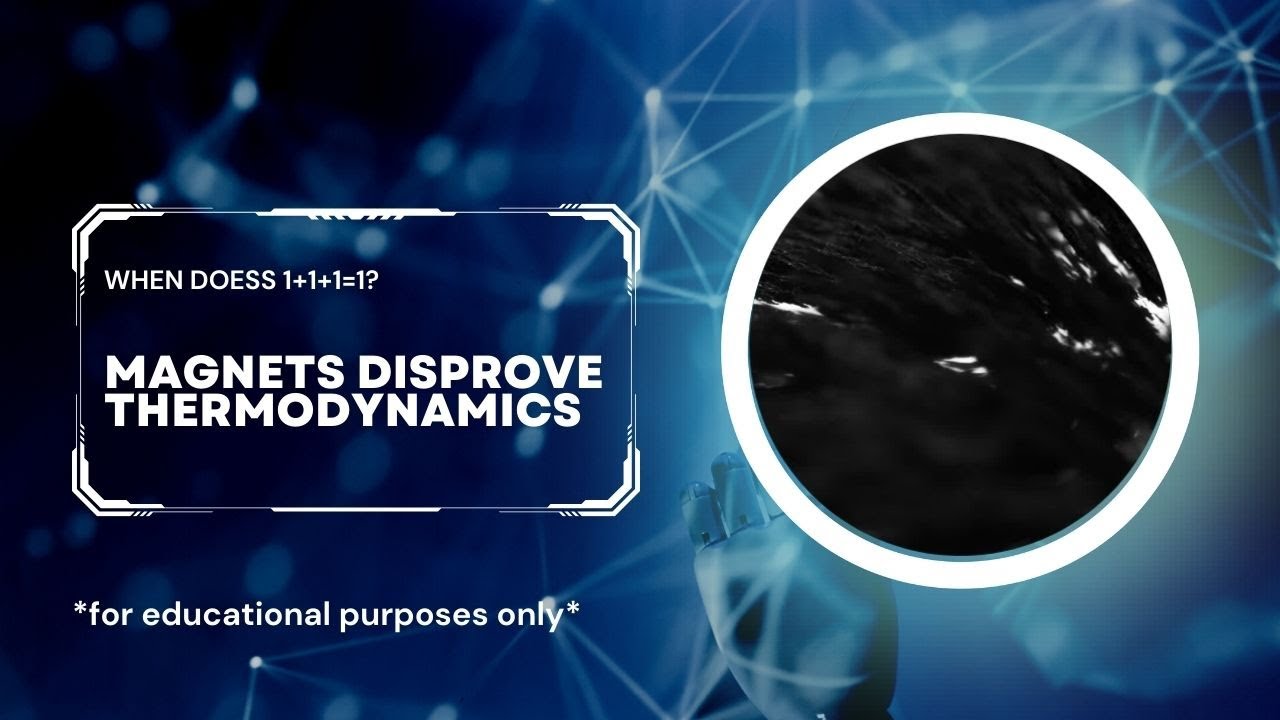 Disprove Thermodynamics & Defy Gravity. For educational