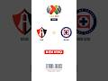 Atlas vs Cruz Azul | Liga MX (Mexico) | Jornada | EN VIVO