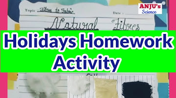 Different Types of Natural Fibres // Fibre to Fabric #anjus_science