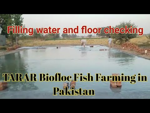 #Biofloc Fish Farming in Pakistan Biofloc Tank,s Filling water and ...