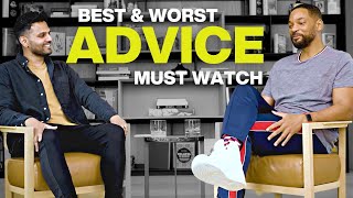 Will Smith shares his Best and Worst Advice with Jay Shetty 😍🔥 #mustwatch