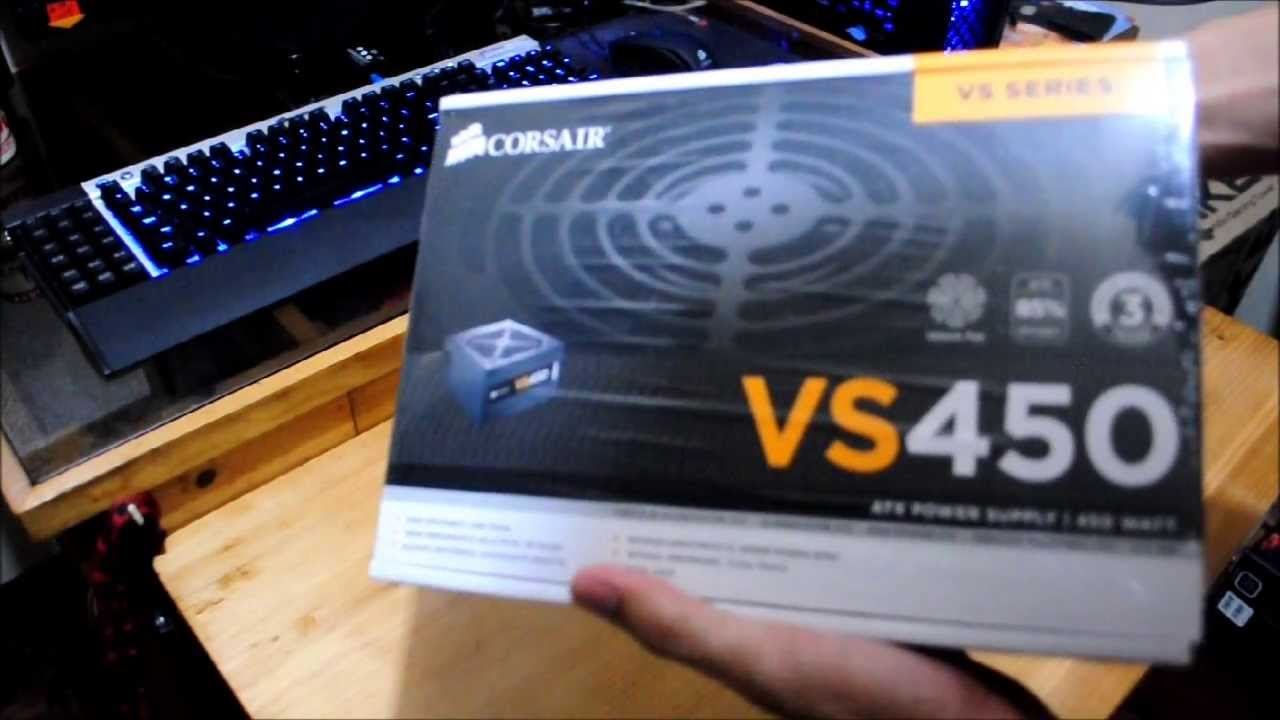 Corsair VS450 Unboxing & Installation [Tagalog]