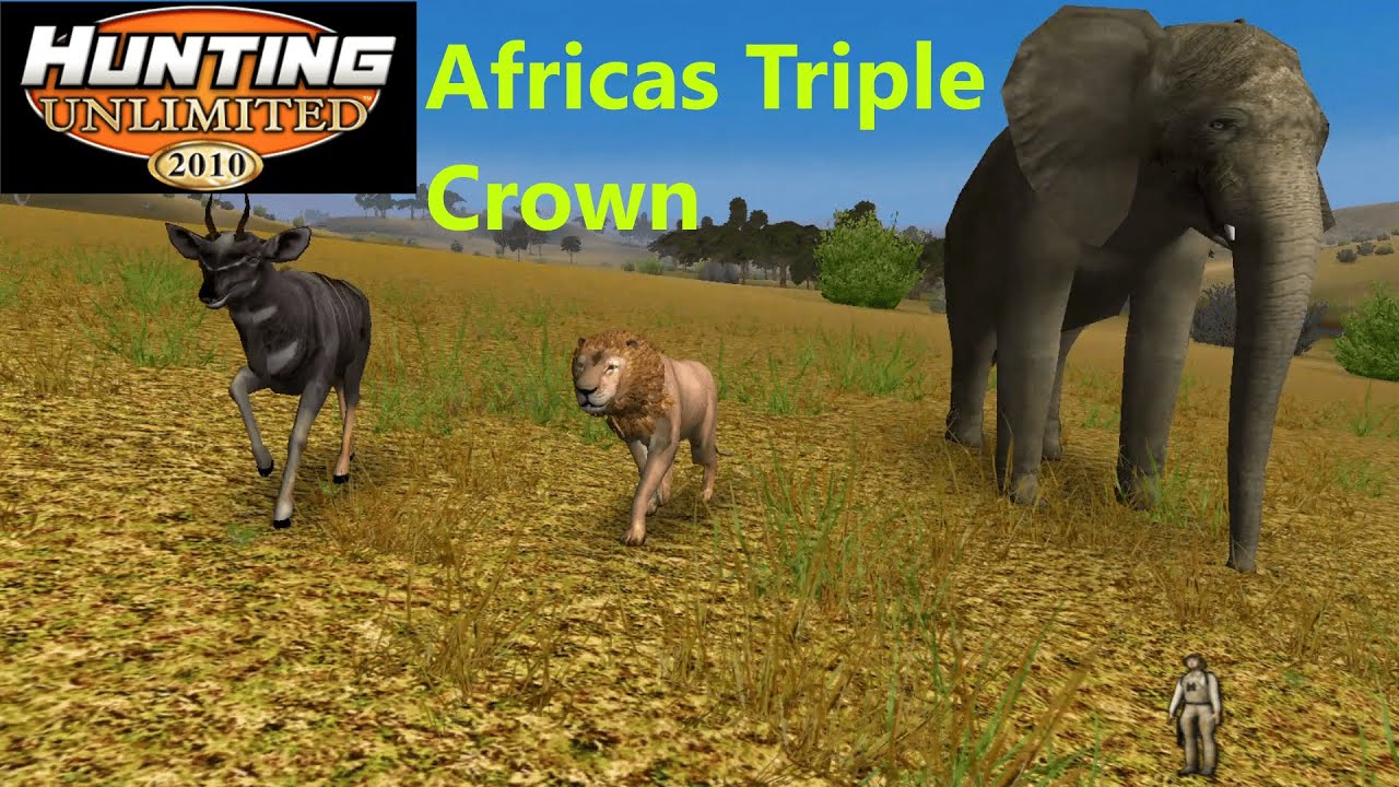 Hunting Unlimited 2010 Gameplay (Challenges, Tier 9, Mission 4: "Africas Triple Crown")