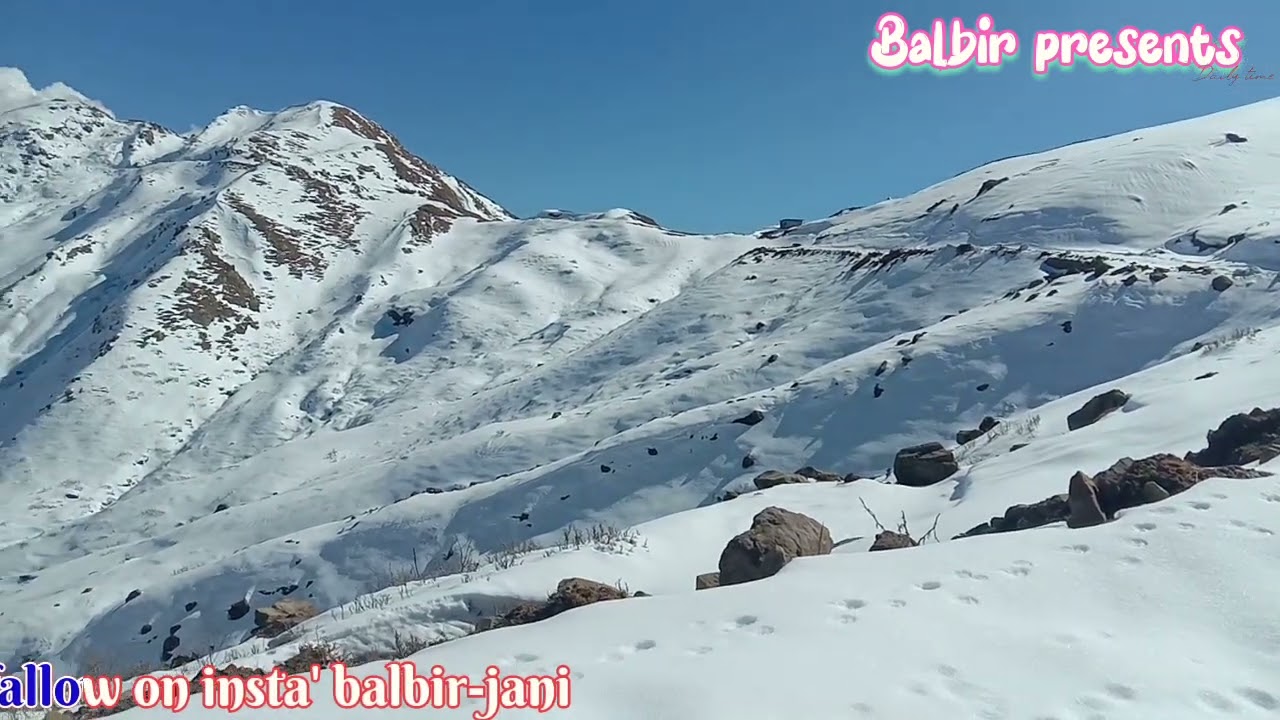 March 13, 2023 live view DUDU BASANTGARH😍HEAVY SNOW FALL ❄