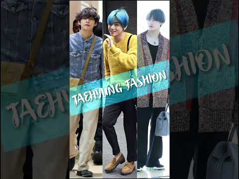 BTS V Fashion Style | Taehyung Airport Fashion | BTS Fashion Style