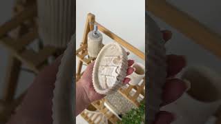 Набор аксессуаров для ванной SAND DUNE, бежевый мрамор