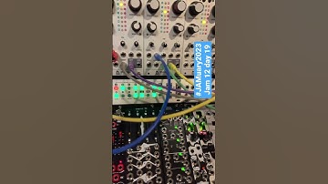 #jamuary2023 #Jam 12 day 19 - #Tukra #sequencer with two #plaits #eurorack with modulation & effects