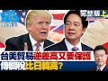 完整版上集 台美貿易逆差更高又要保護 傳關稅比日韓高美難善心大發 20250722 沈富雄 高嘉瑜 黃暐瀚 謝龍介 李永萍 陳智菡 完整版上集 台美貿易逆差更高又要保護 傳關稅比日韓高美難善心大發 20250722 沈富雄 高嘉瑜 黃暐瀚 謝龍介 李永萍 陳智菡