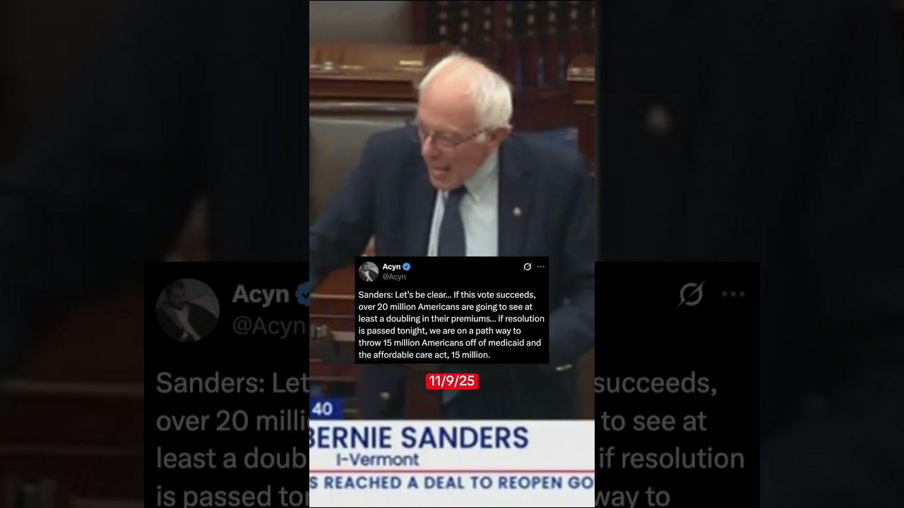 Bernie Sanders BLASTS SHUTDOWN 'COMPROMISE' BILL in Late-Night Speech