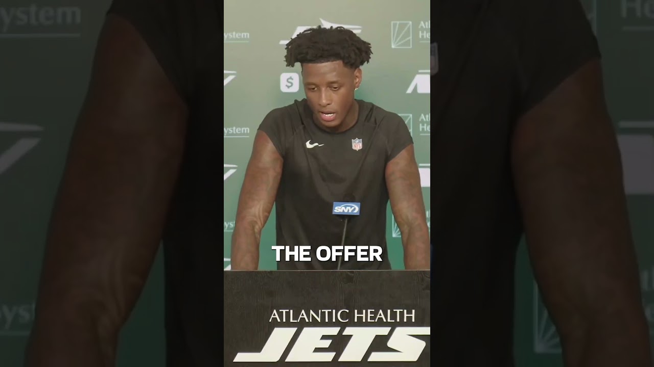 Sauce Gardner on Waiting To Sign Extension For Garrett Wilson