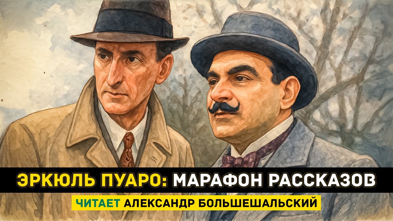 Пять загадок Пуаро — Агата Кристи | Марафон лучших рассказов | Читает Большешальский