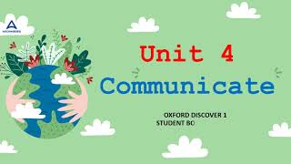 OD1 UNIT 4 COMMUNICATE