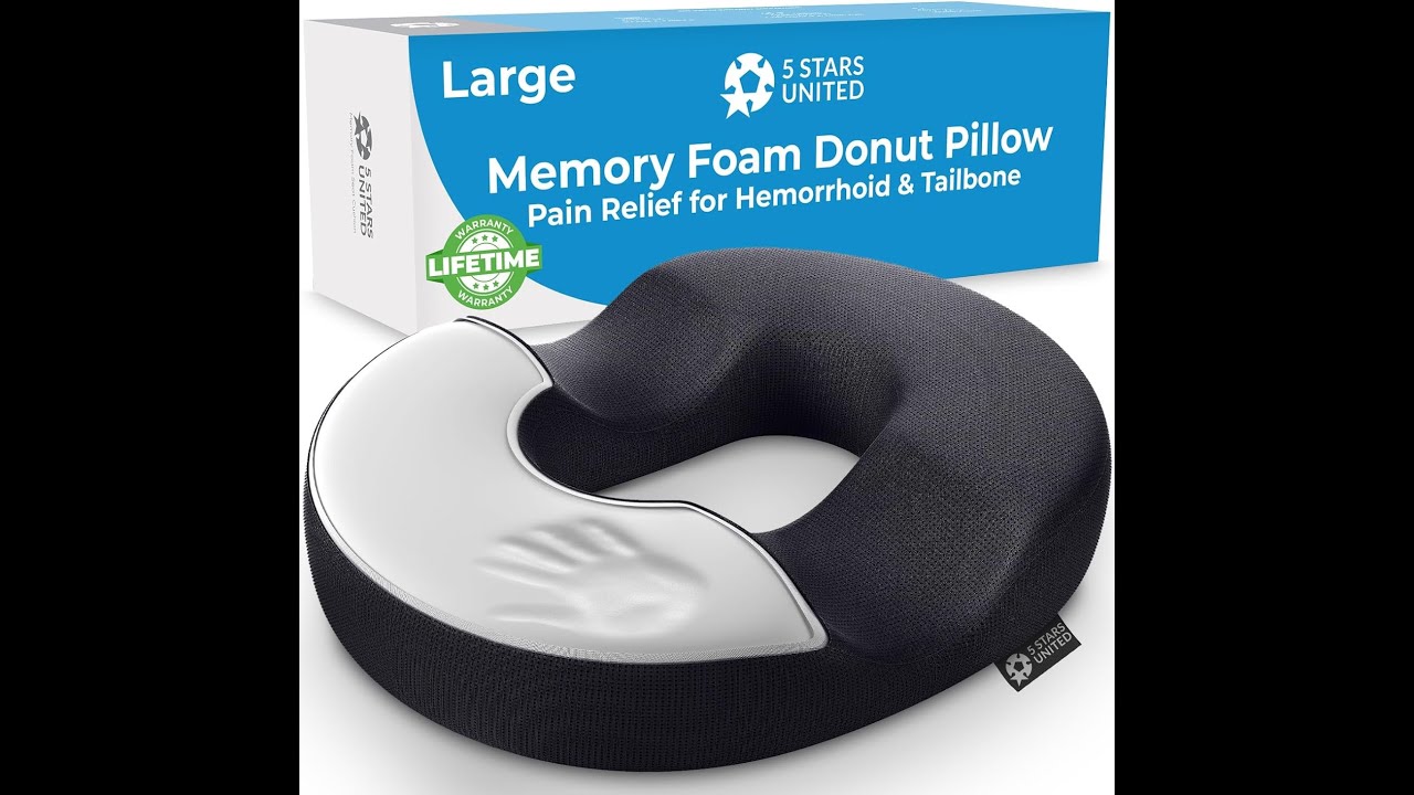 Tailbone Pain Donut Pillow For Prostate Orthopedic Doughnut Donut