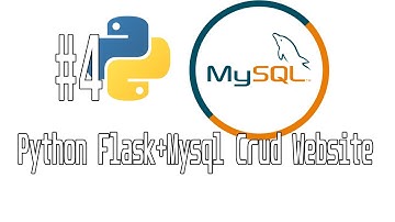 Python Flask+Mysql CRUD Website#4: Update[WEBDER]