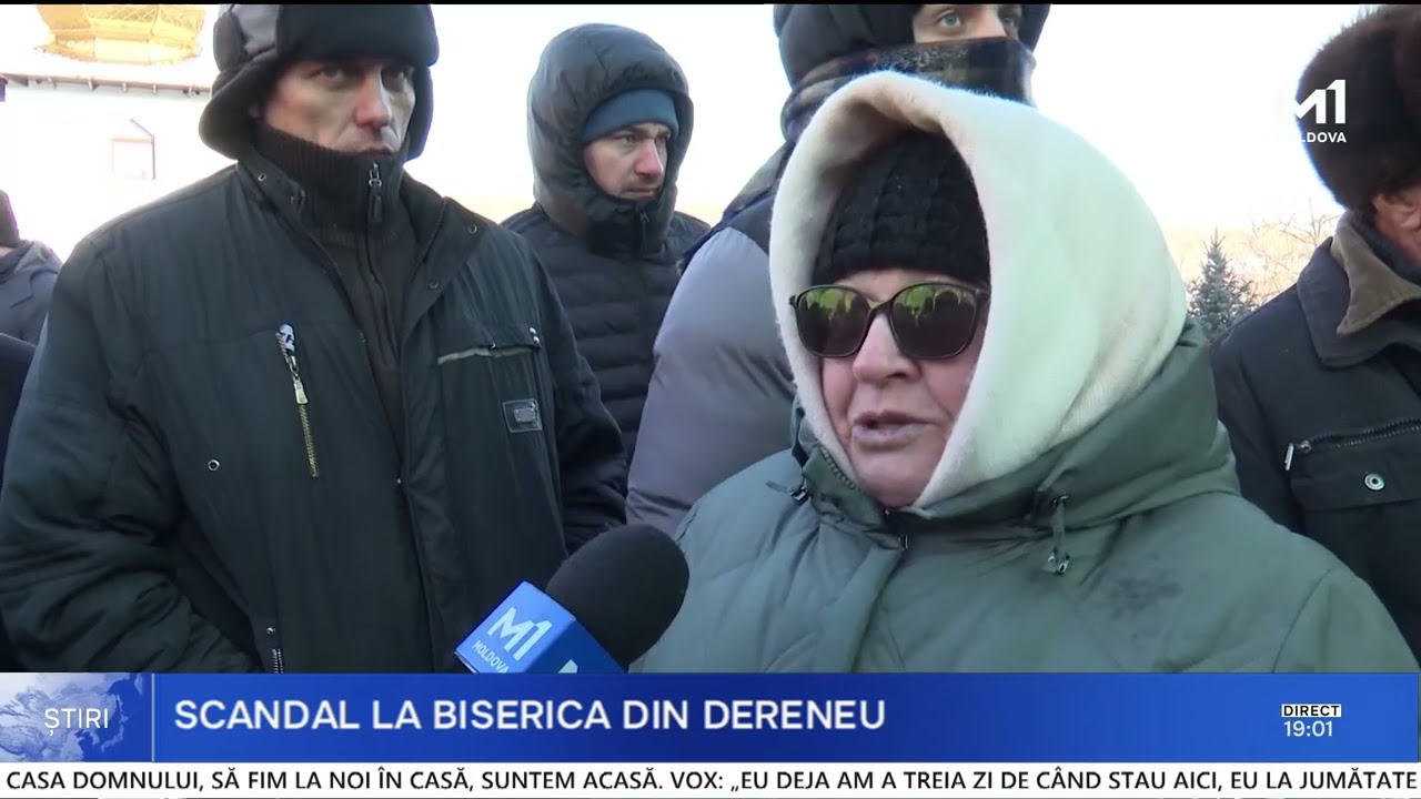 Tensiuni la biserica din satul Dereneu. Localnicii au încercat să intre cu forța în biserică