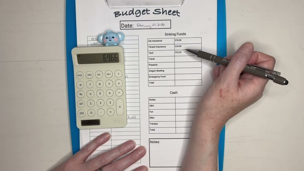 Budget With Me / Valentine's Money / February 20, 2026