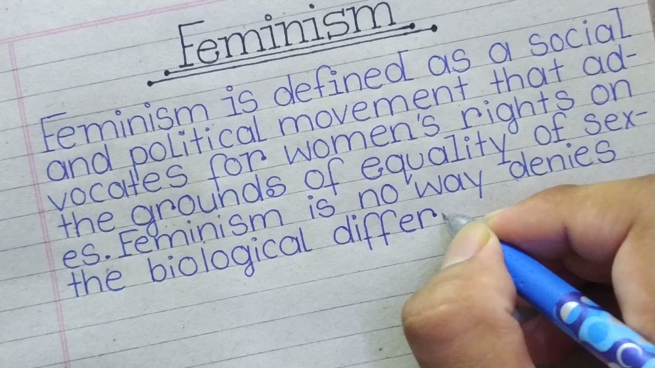 feminism essay questions