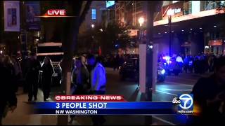 3 shot on Halloween outside Verizon Center