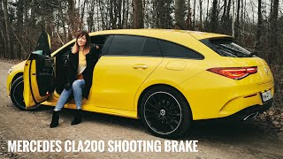 Mercedes CLA200 shooting brake - test PL & english subtitles