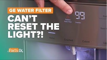 How to reset GE refrigerator water filter notification (RPWFE RFID water filter)