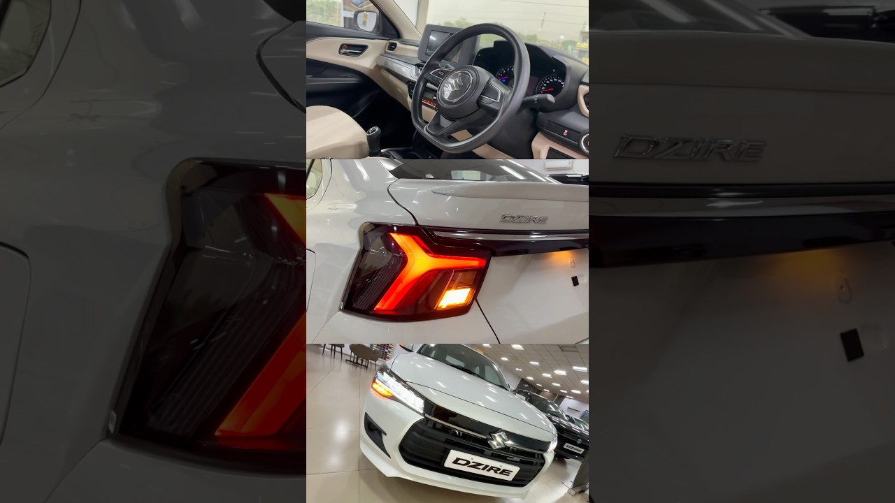 Luxurious Safety Sedan New Dzire zxi white 2025 6 airbags 
