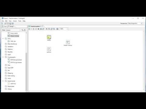 Pentaho Stream lookup,data grid