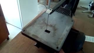 Craftsman scroll saw. Cleaning