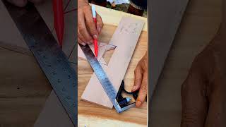 how to cut wood corners in unique positions #woodworking  #tips #trick #lifestyle #carpenter #diy